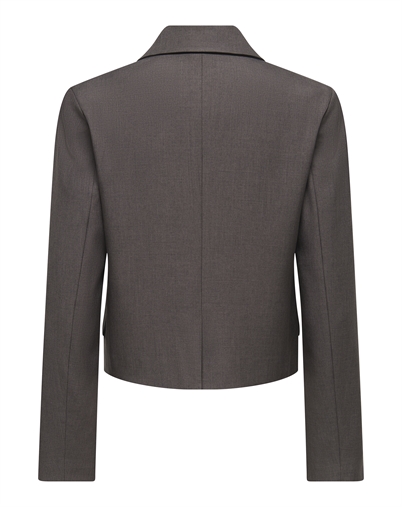 Only - ONLLinda Asym Blazer - Chocolate Torte 